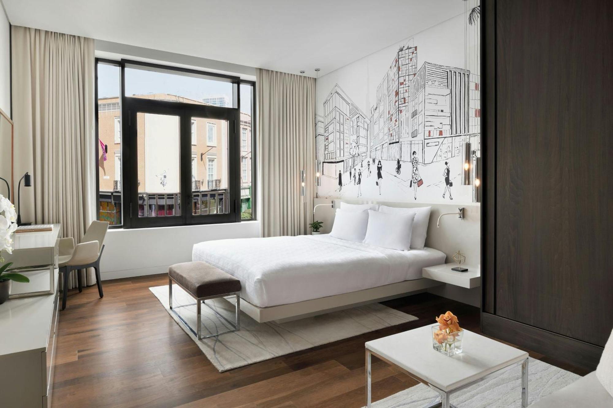 La Ville Hotel & Suites City Walk Dubai, Autograph Collection Екстериор снимка A guest room at the Hotel Commonwealth