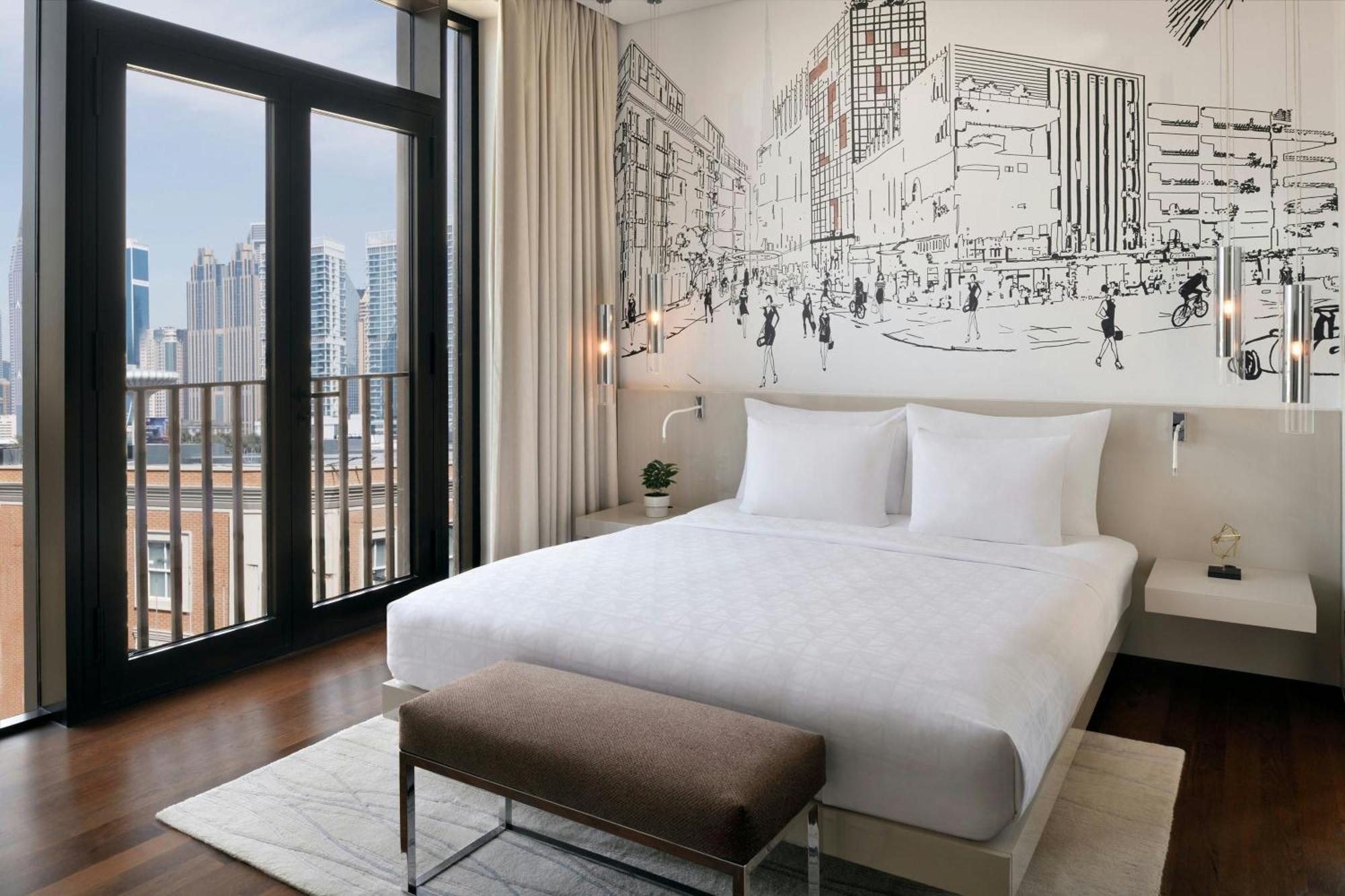 La Ville Hotel & Suites City Walk Dubai, Autograph Collection Екстериор снимка A bedroom at the hotel
