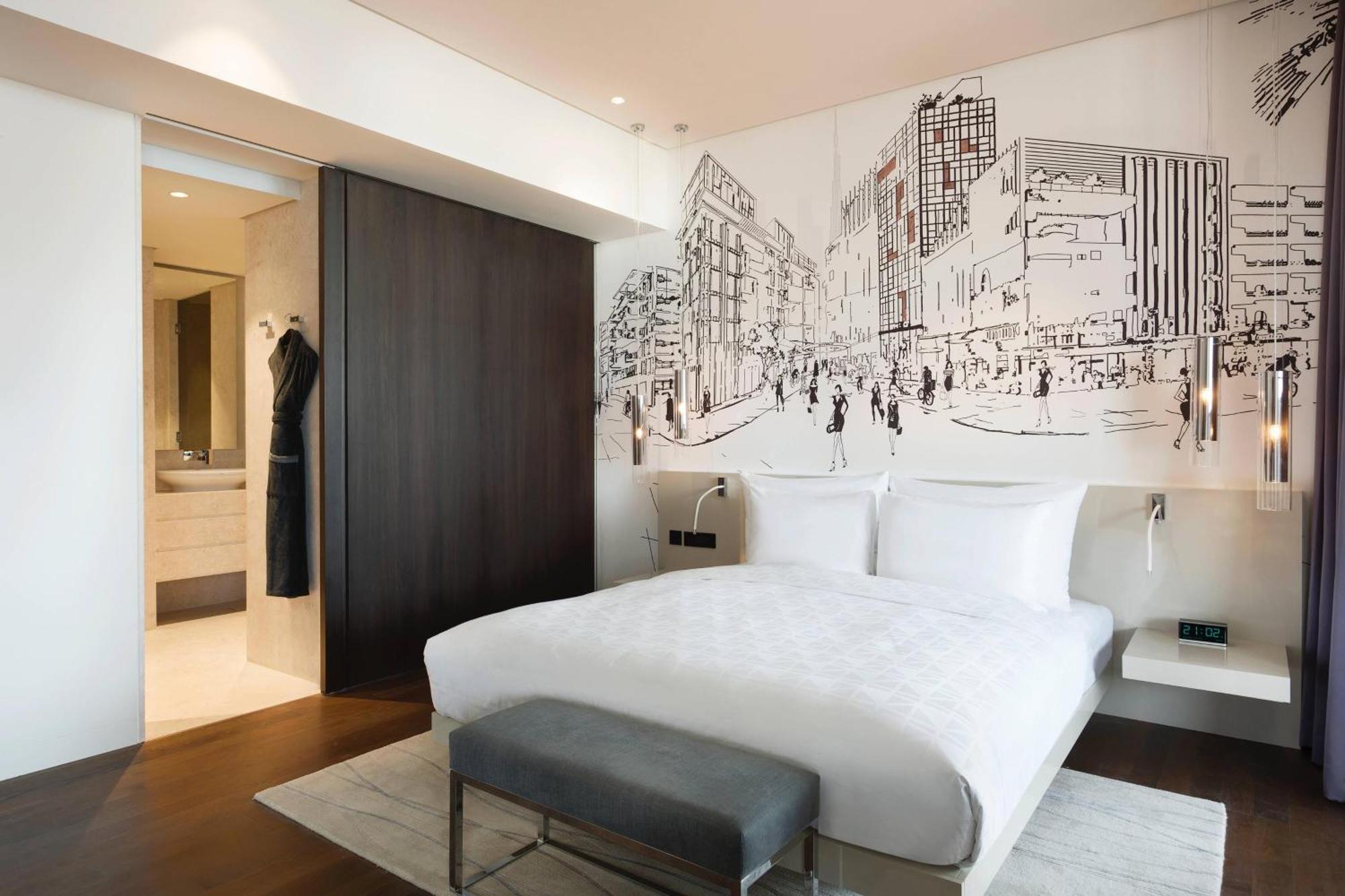 La Ville Hotel & Suites City Walk Dubai, Autograph Collection Екстериор снимка A bedroom at the hotel